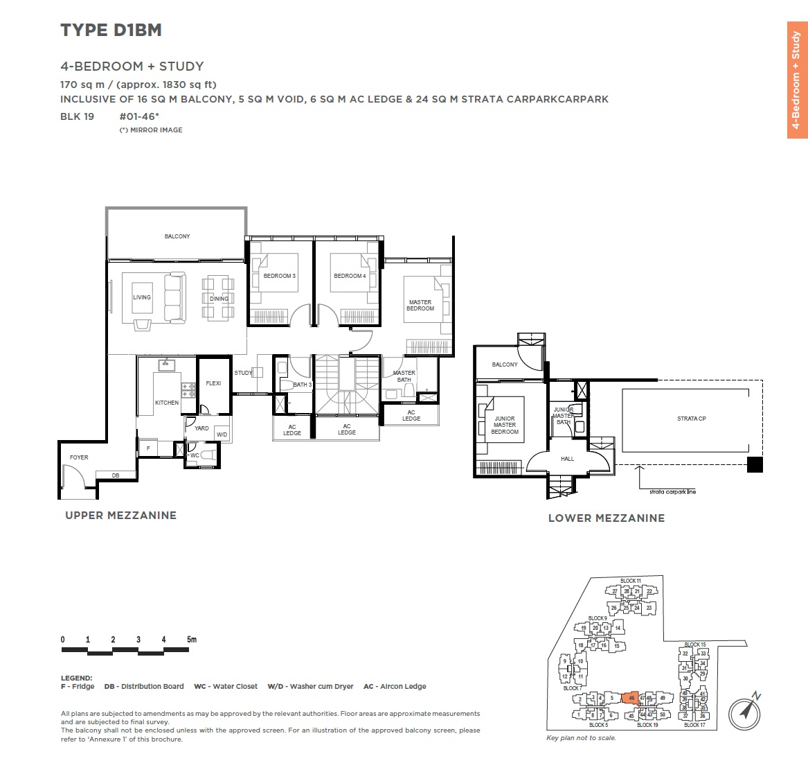 The Gazania 1 Bedroom Floor Plan 10