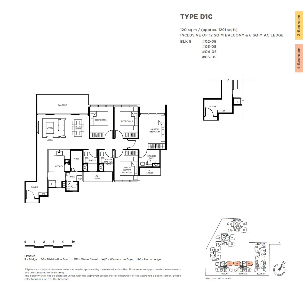 The Gazania 1 Bedroom Floor Plan 11