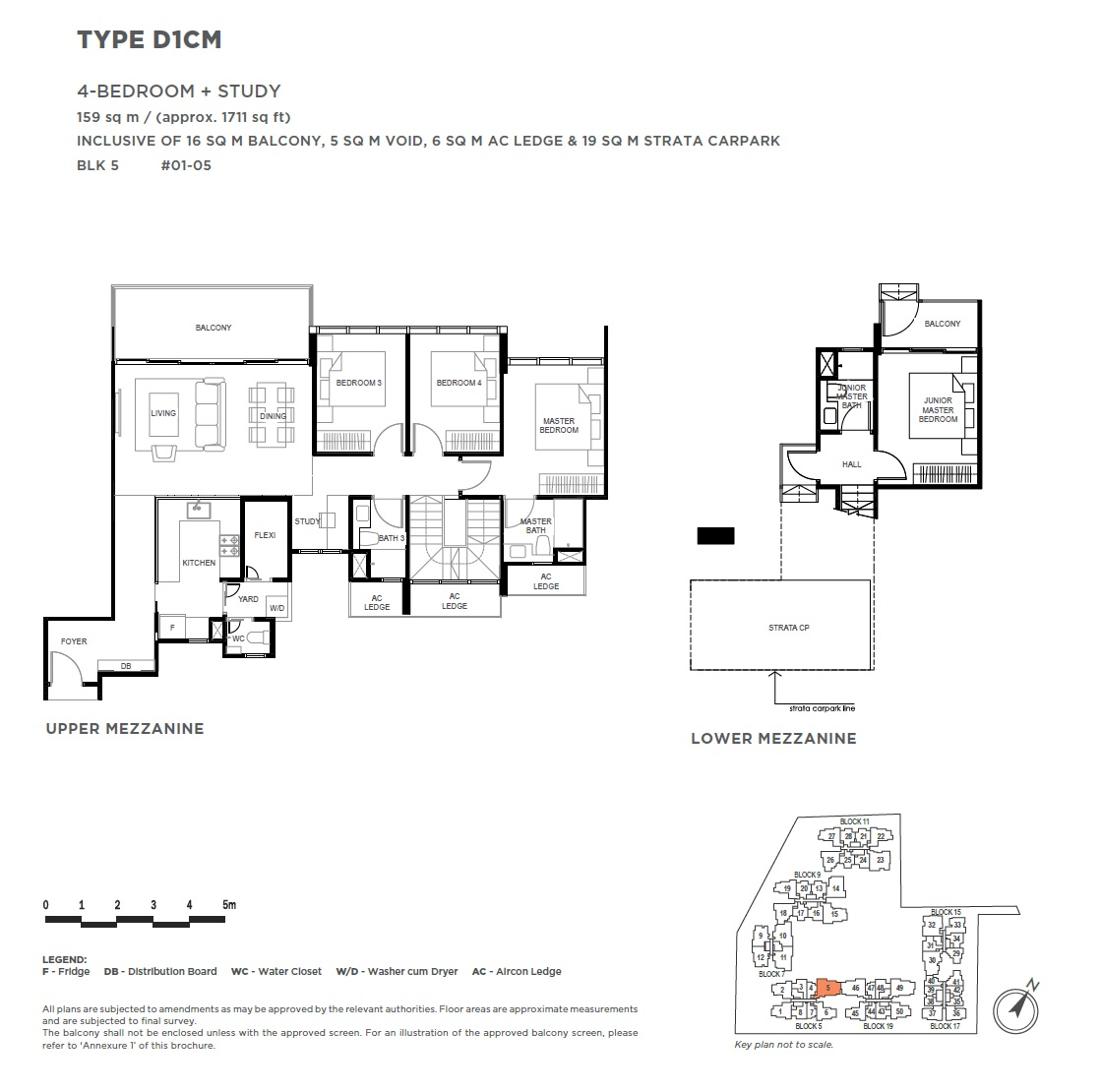 The Gazania 1 Bedroom Floor Plan 12